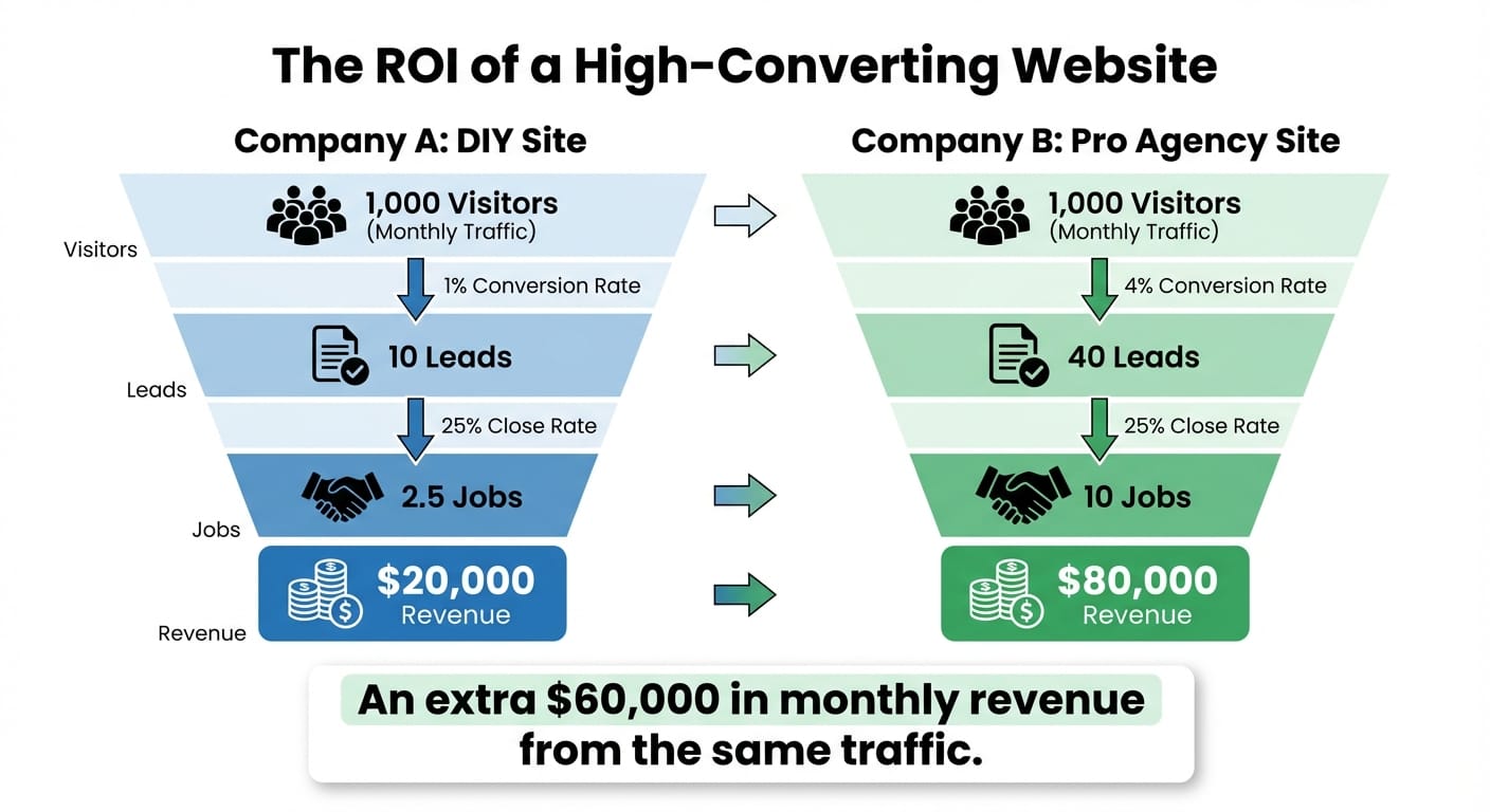 The ROI of a High-Converting Website